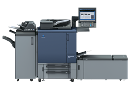 Konica Minolta AccurioPrint C2060L digital printing machinery for commercial printing.
